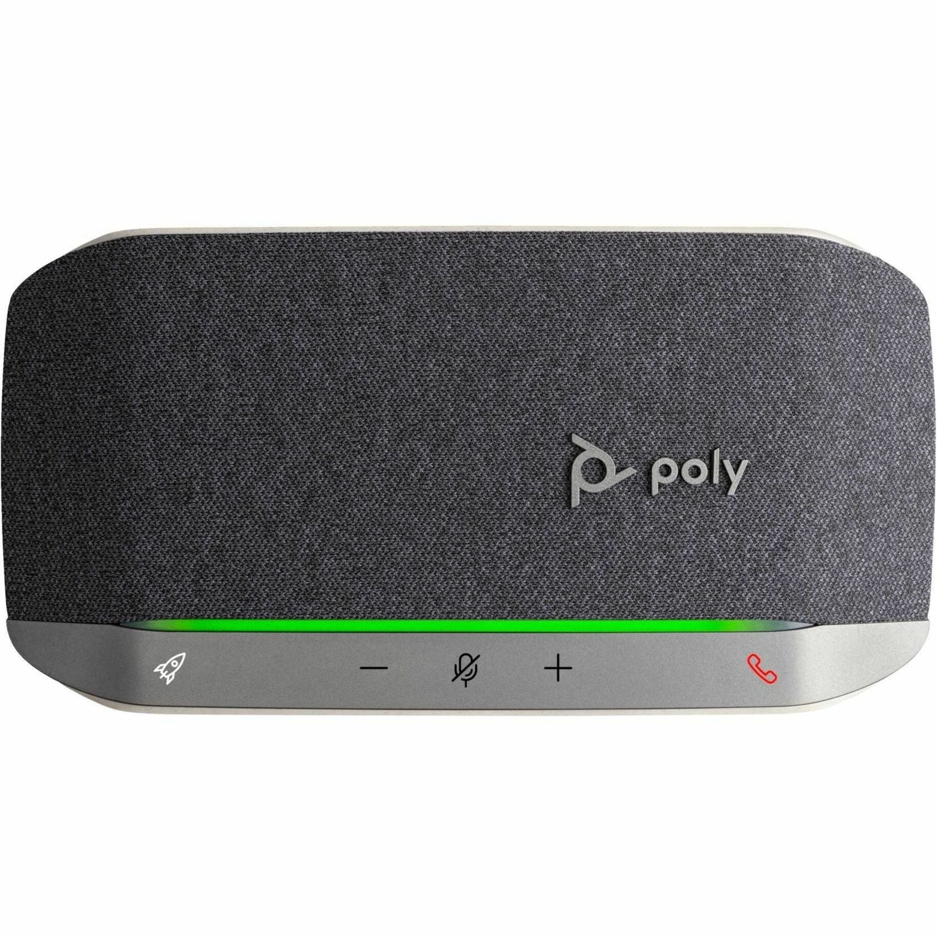 Poly 772D2AA Sync 20 USB-A Speakerphone, Portable Conference Speaker with Microphone, Silver