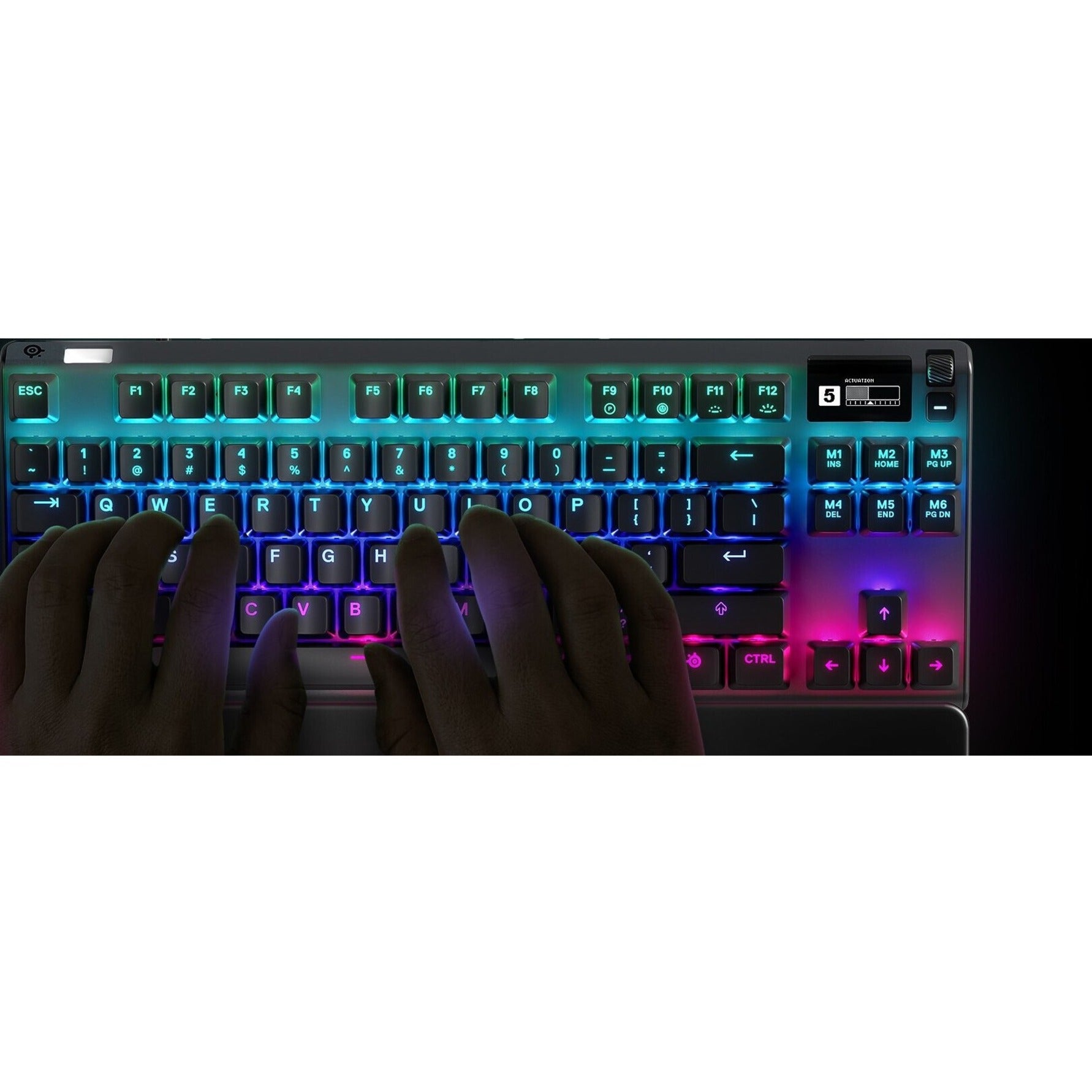 SteelSeries Apex Pro TKL Wired RGB Mechanical Gaming Keyboard, 2023 64856, apex  pro tkl 