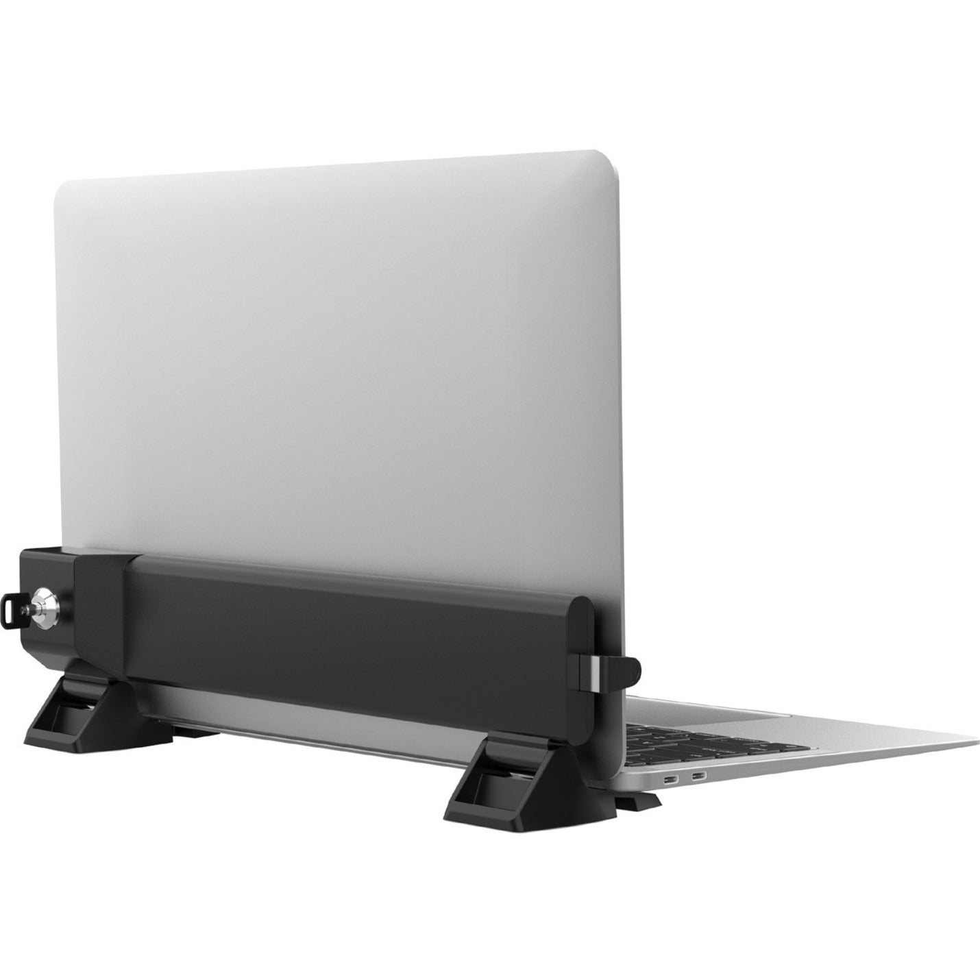 CTA Digital LT-LFSDM Locking and Folding Security Laptop Desk Mount, Adjustable Arm, Key Lock, Lightweight