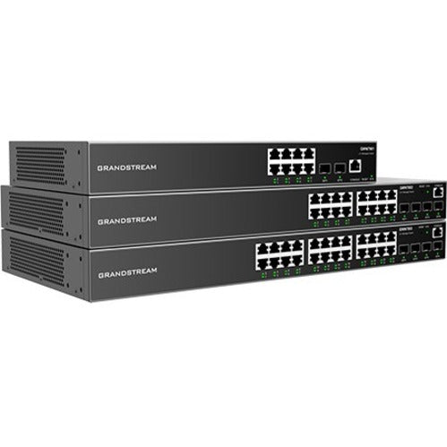Grandstream GWN7803P Enterprise Layer 2+ Managed Network Switch, 24 Port Gigabit Ethernet PoE, 360W PoE Budget