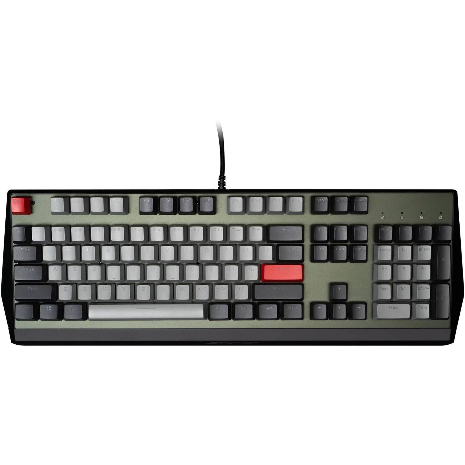 VisionTek 901540 OCPC Gaming - KR1 Premium Mechanical Keyboard RGB Backlight Anti-ghosting Ergonomic Design