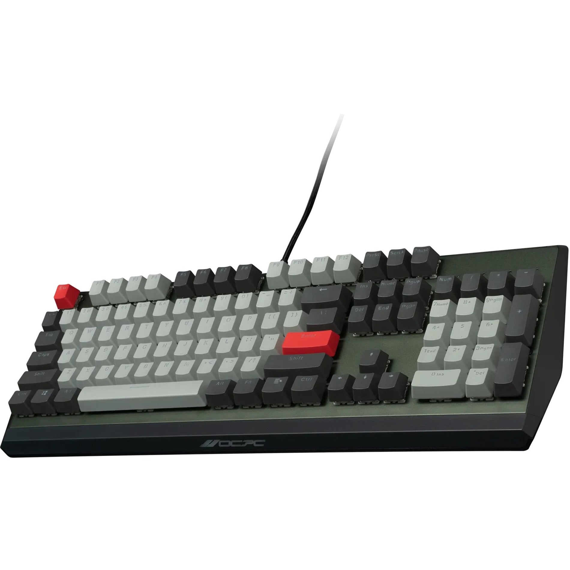 VisionTek 901540 OCPC Gaming - KR1 Premium Mechanical Keyboard, RGB Backlight, Anti-ghosting, Ergonomic Design