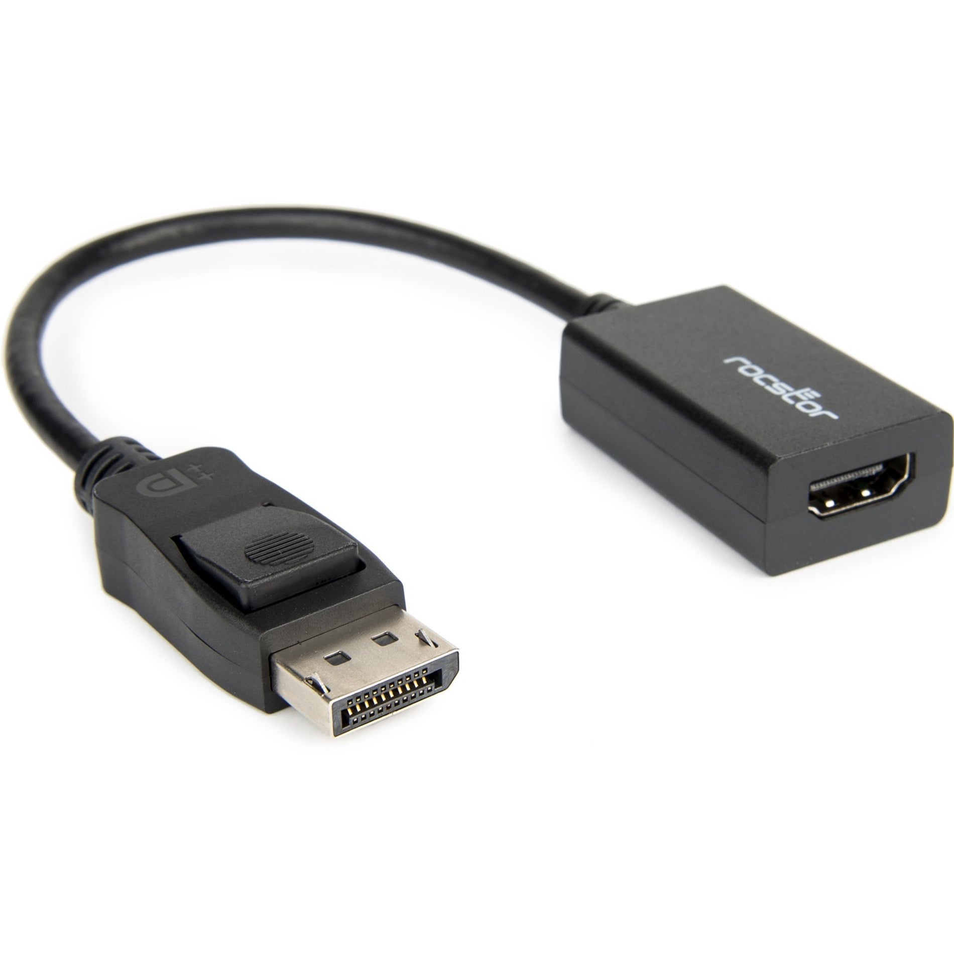 Rocstor Y10A101-B1-5PK DisplayPort/HDMI Audio/Video Adapter, Plug and Play, Lightweight