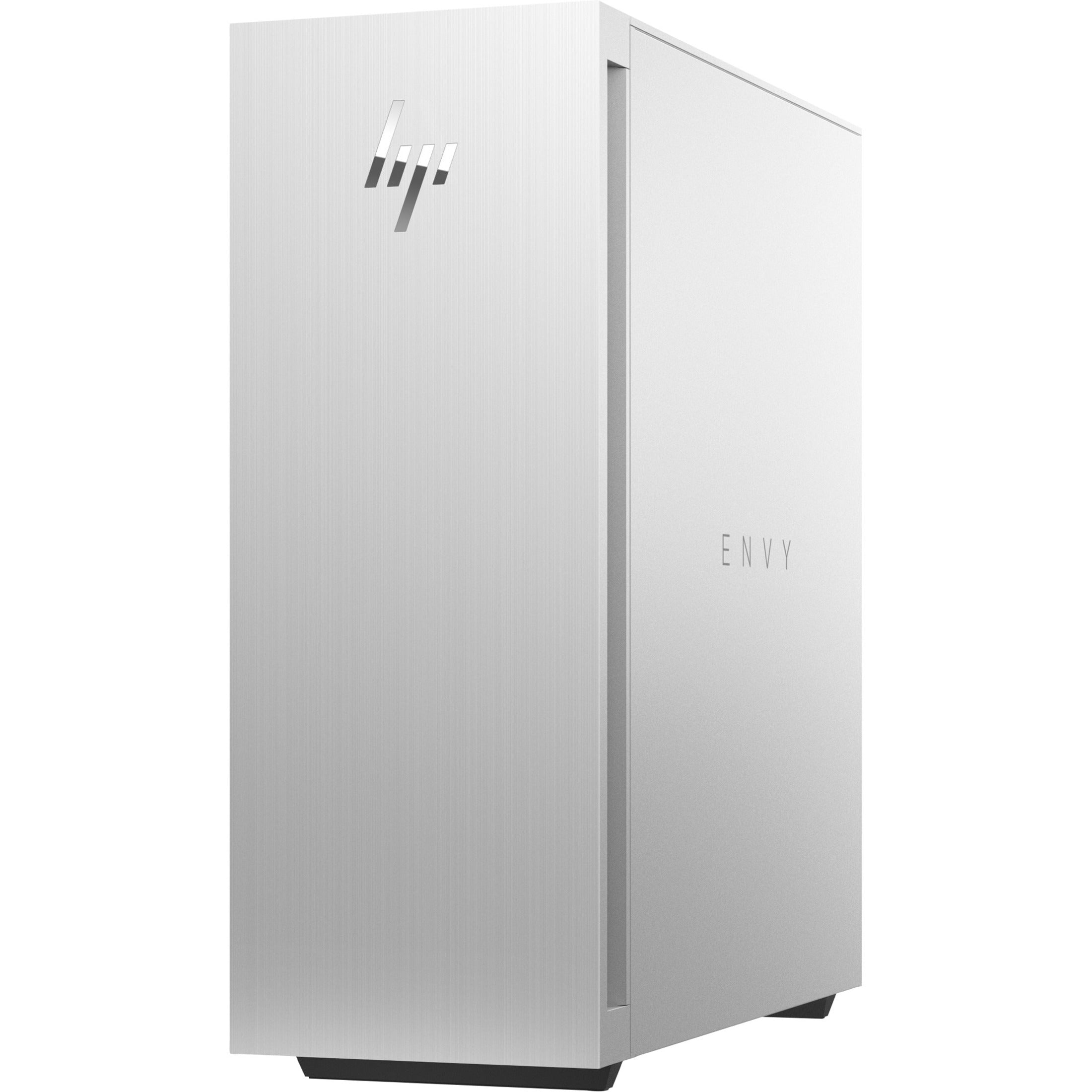 HP Envy TE02-0187c Desktop Computer, Intel Core i7 12th Gen i7-12700 Dodeca-core, 32GB RAM, 1TB HDD, 512GB SSD, Mini-tower, Natural Silver, Refurbished
