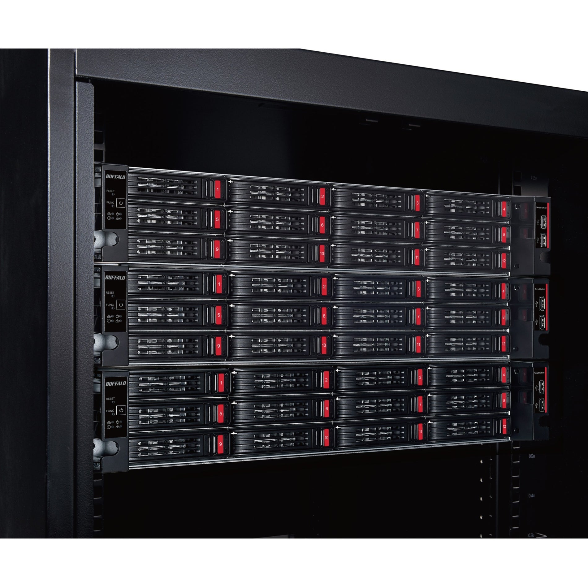 Buffalo TS51220RH24012 TeraStation TS51220RH SAN/NAS Storage System, 240TB Capacity, 10GbE Ethernet