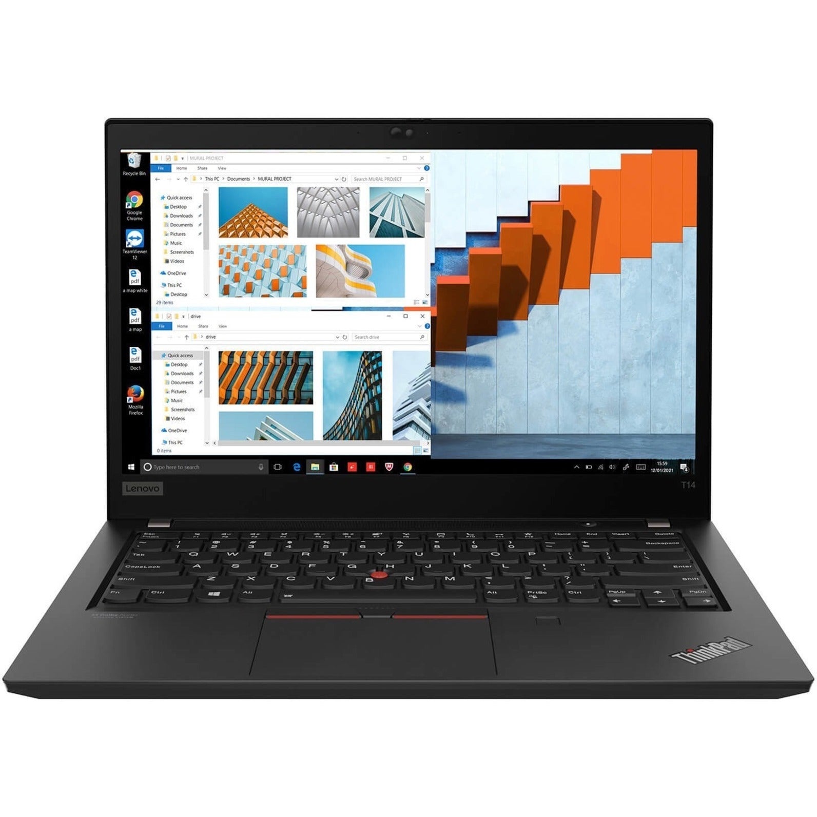 Lenovo 20XK00BNUS ThinkPad T14 Gen 2 Notebook, Ryzen 5 PRO 5650U, 16GB RAM, 512GB SSD, Windows 11