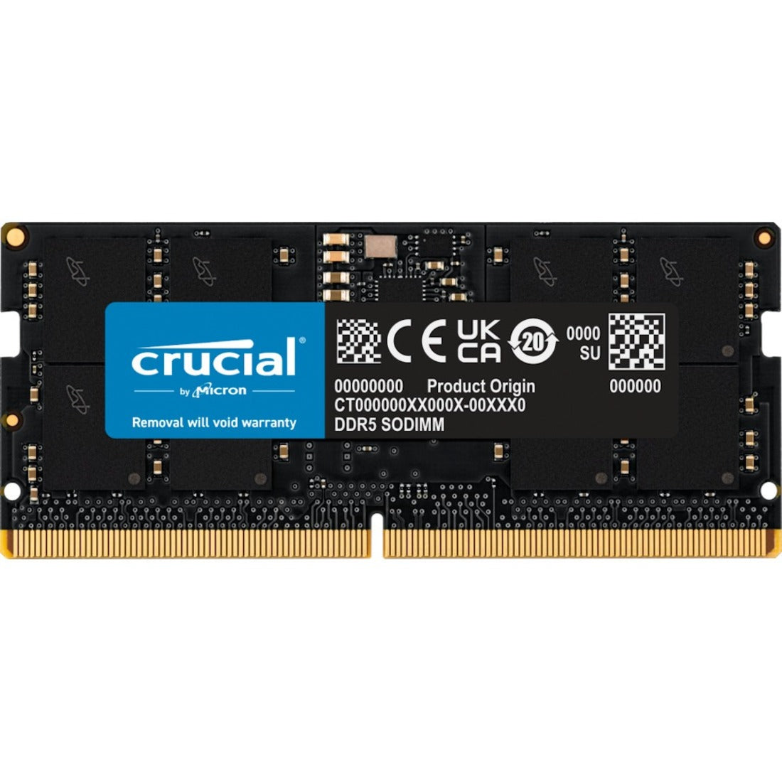 Crucial CT16G56C46S5 16GB DDR5 SDRAM Memory Module, High-Speed Performance for Desktop PC, Computer, Notebook