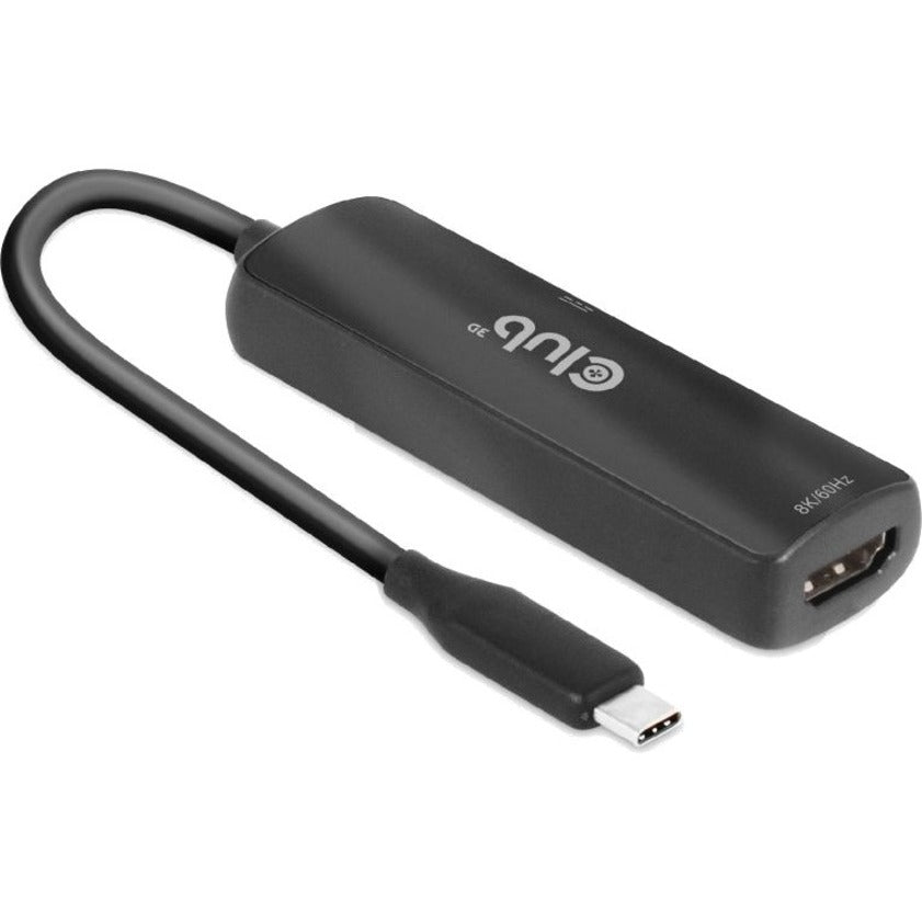 Club 3D CAC-1588 A/V Adapter, USB Power Delivery, HDR10+, 7680 x 4320 Resolution