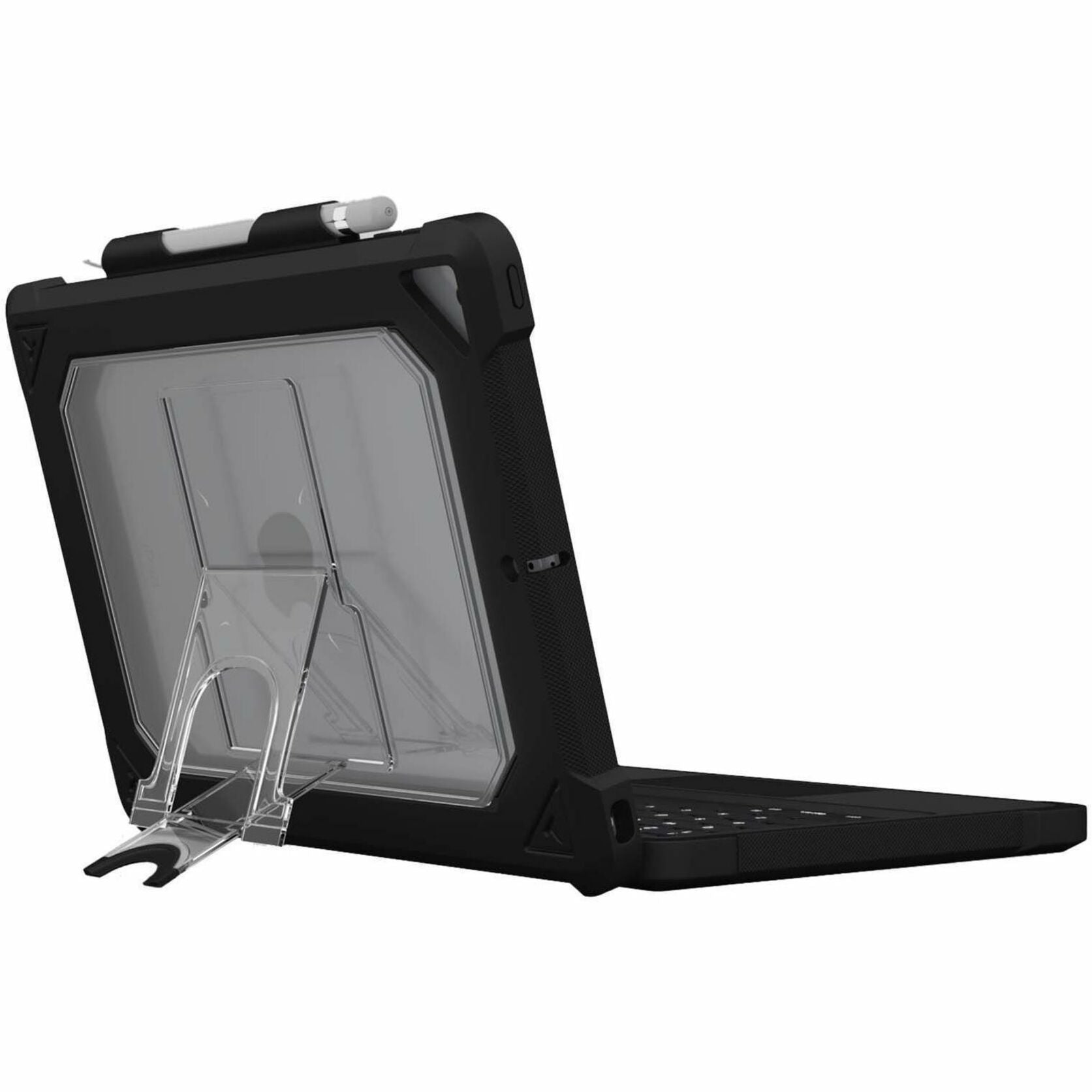 MAXCases AP-KCX-IP10-BLK Extreme KeyCase-T Tablet Case, Rugged Keyboard/Cover Case for iPad 10.9", Black