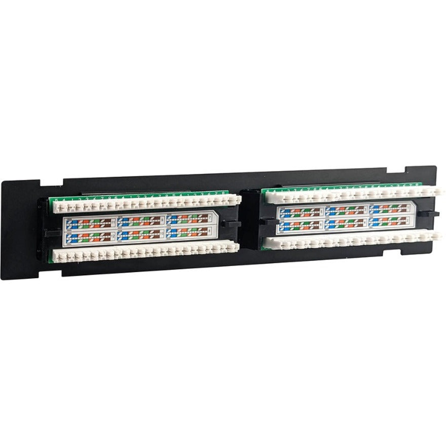 SIMPLY45 S45-2612 12-Port Wall Mount Cat6 UTP Patch Panel, Lifetime Warranty, TAA Compliant
