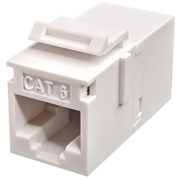 SIMPLY45 S45-3260W Cat6 Unshielded Keystone Feed-Thru Coupler - White, 10 Pieces