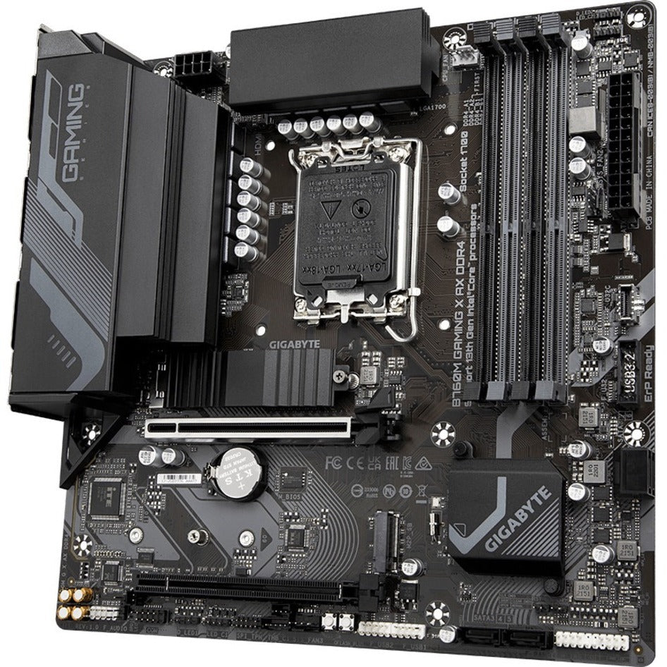 Gigabyte B760M GAMING X AX DDR4 Ultra Durable Desktop Motherboard, LGA-1700, 7.1 Audio Channels, PCI Express 4.0, HDMI 2.0, Bluetooth 5.2