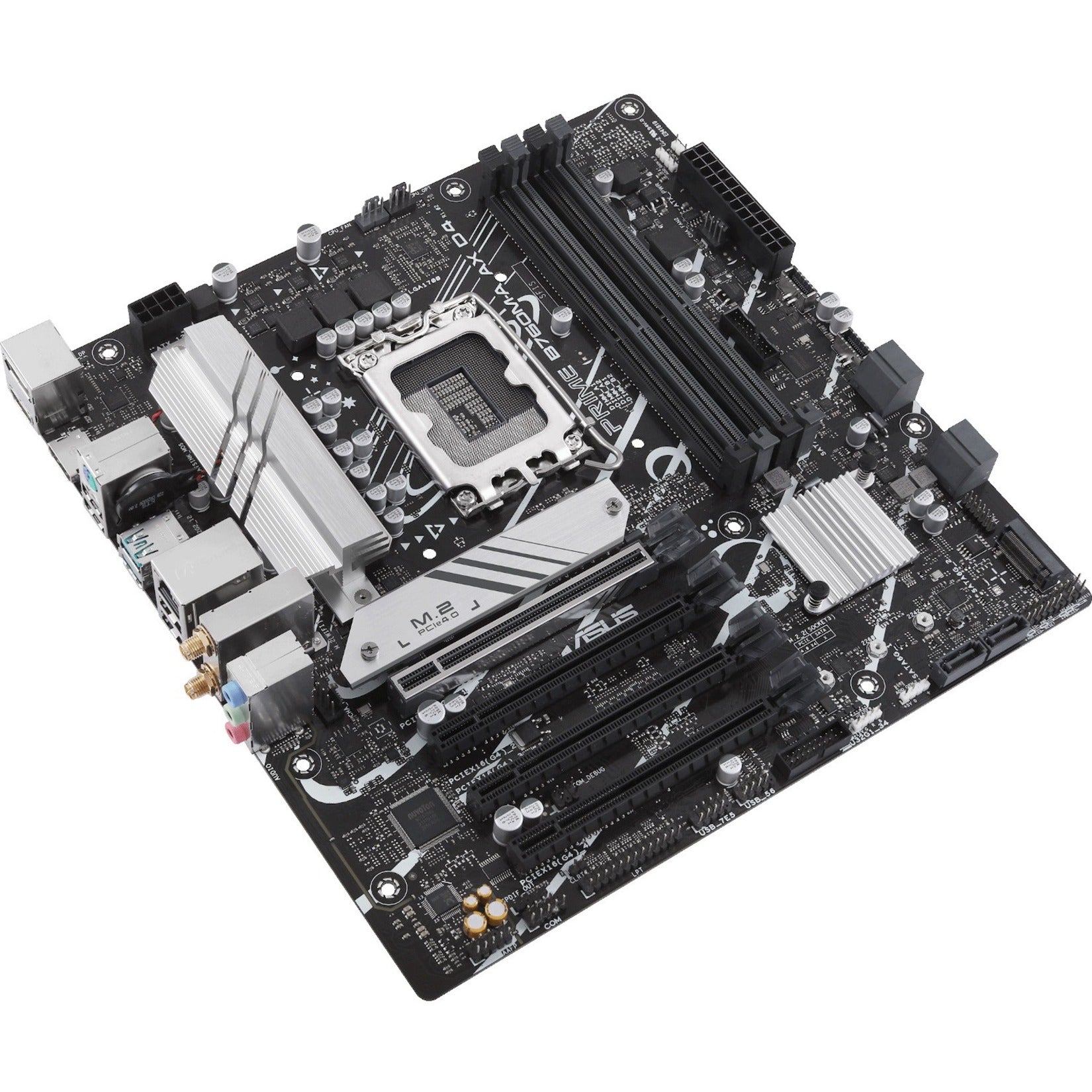 Asus PRIME B760M-A AX D4 Desktop Motherboard PRIMEB760M-AAXD4 - Intel B760 Chipset, LGA-1700, Micro ATX
