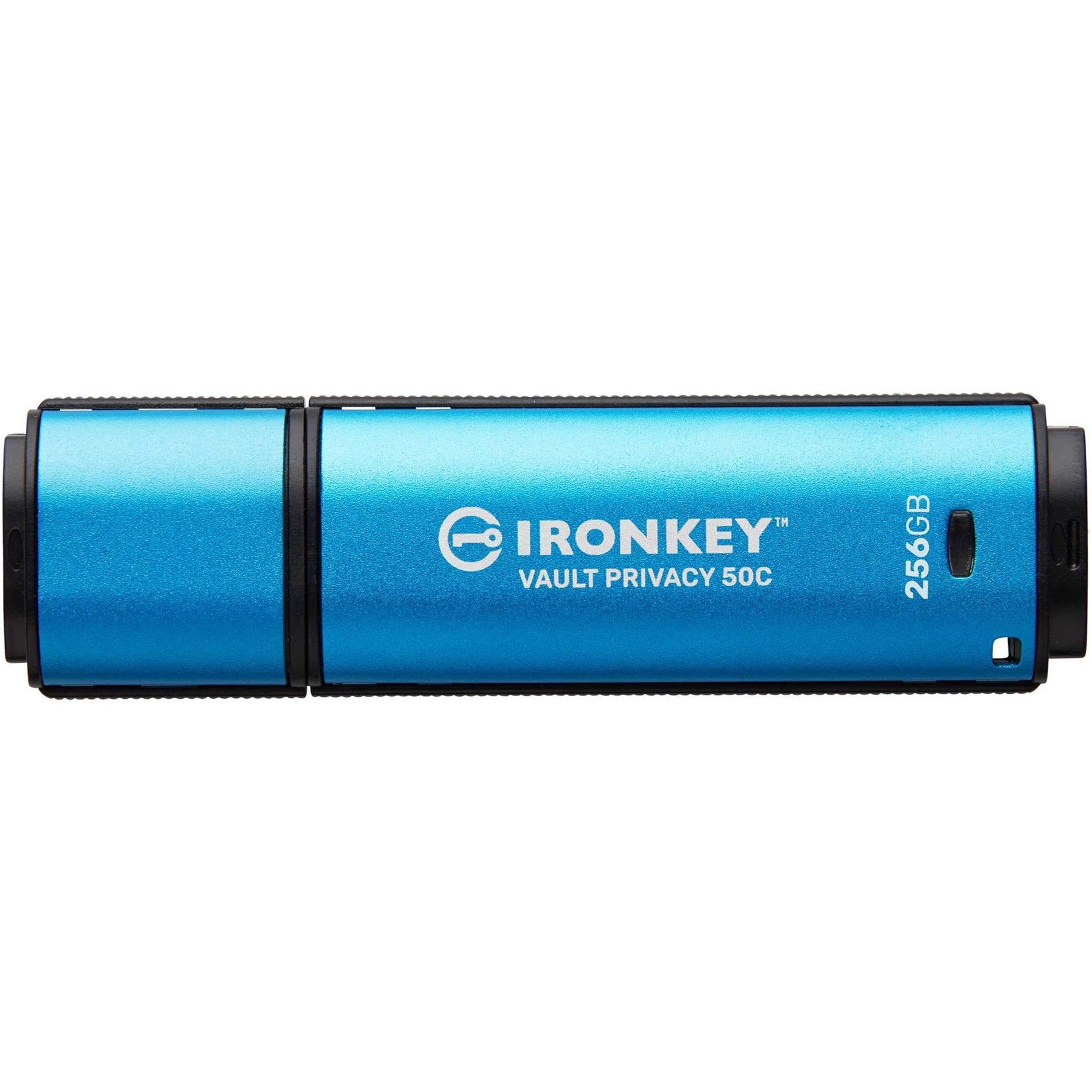 Kingston IKVP50C/256GB Vault Privacy 50 Series 256GB USB 3.2 (Gen 1) Type C Flash Drive, Water Proof, Password Protection, Read-only Mode, Admin and User Mode