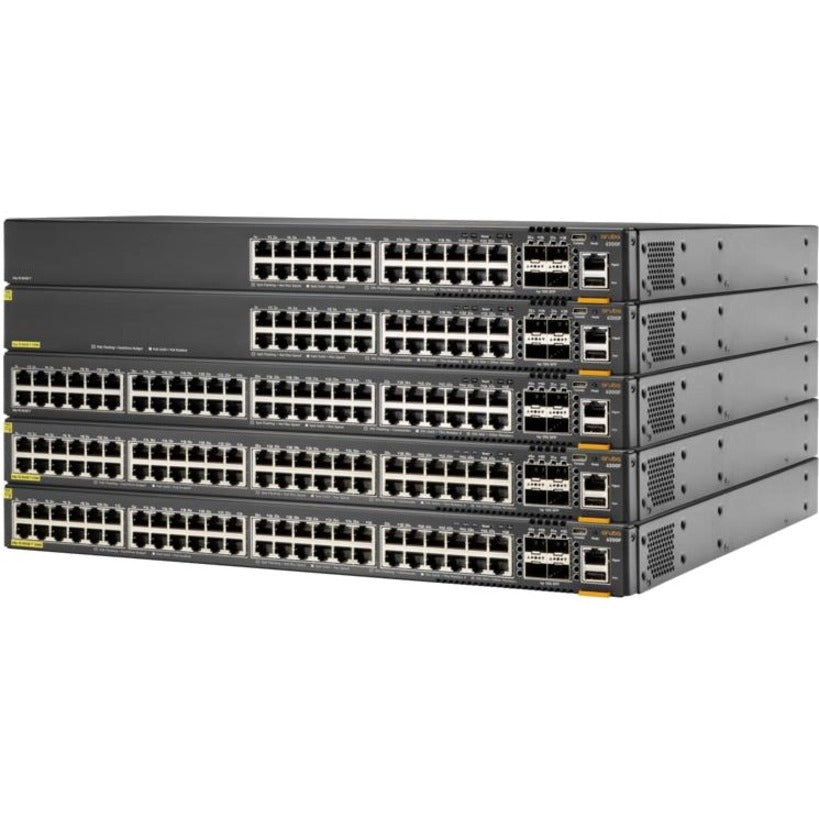 Aruba R8Q71A 6200M 36G 12SR5 Class6 PoE 4SFP+ Switch, Business Data Center Branch Office, 48 Network Ports