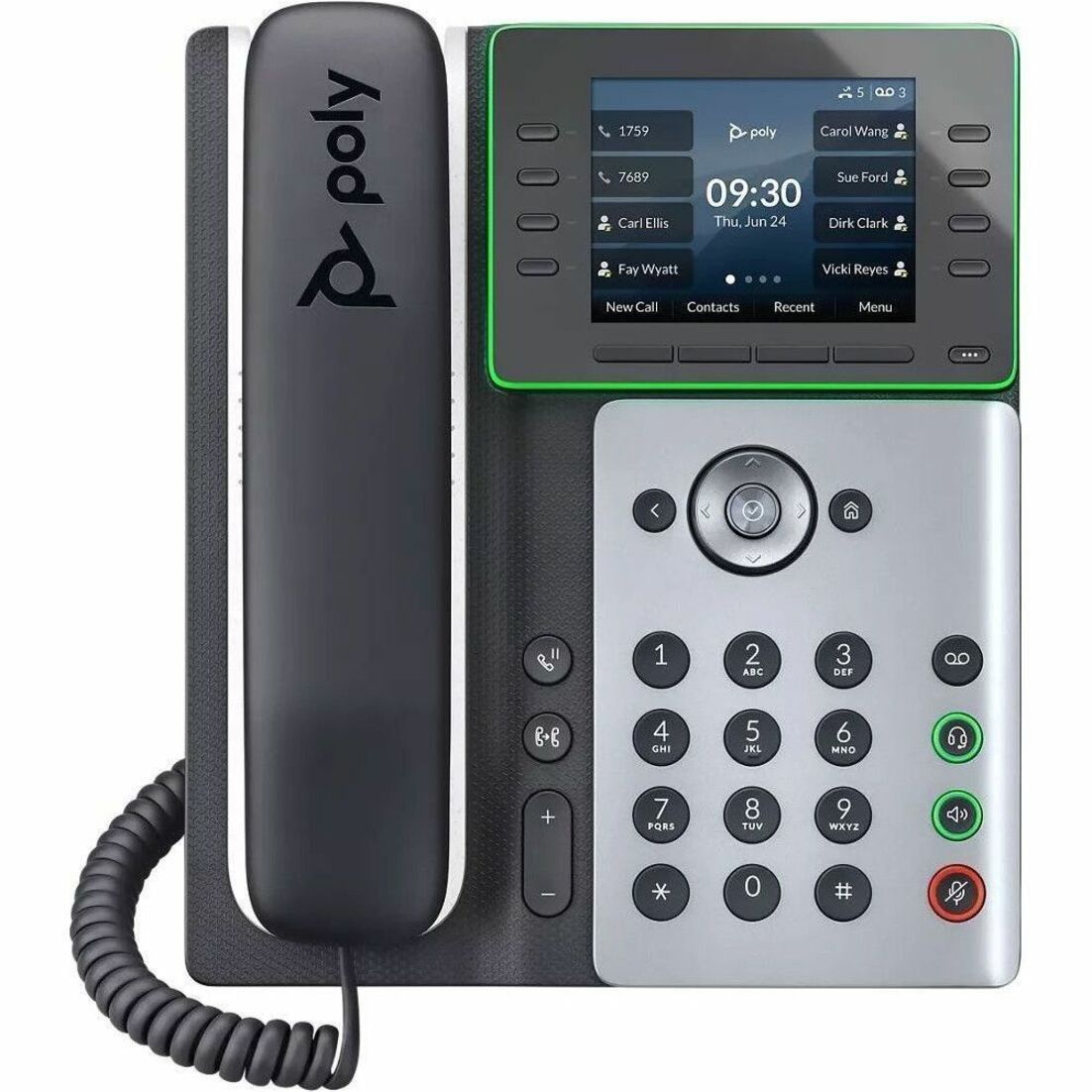 Poly 2200-87000-001 Edge E320 IP Phone, Energy Star, TAA Compliant, China RoHS 2 [Discontinued]