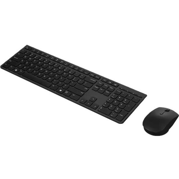Lenovo 4X31K03931 Professional Wireless Rechargeable Combo Keyboard and Mouse, US English, Slim, Bluetooth, 3 Year Warranty