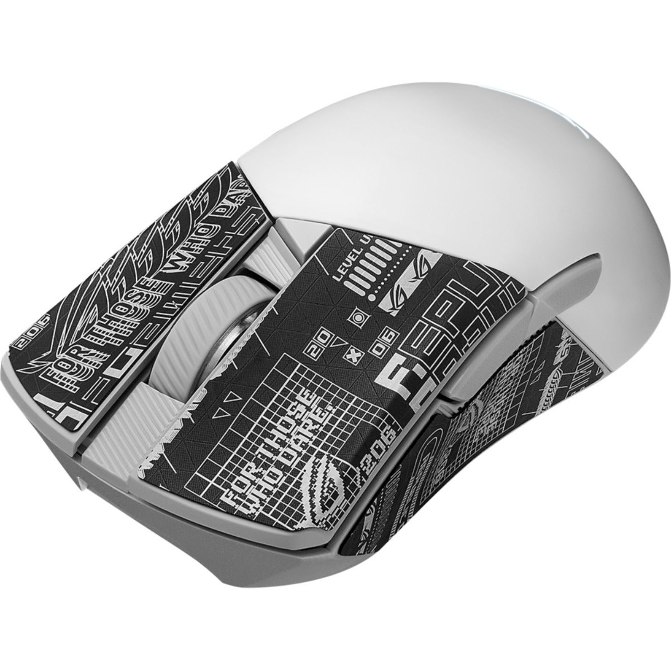 Asus ROG P711ROGGIIIWLAIMPOINT/WHT Gladius III Wireless Gaming Mouse, Rechargeable, 36000 dpi, Bluetooth 5.1