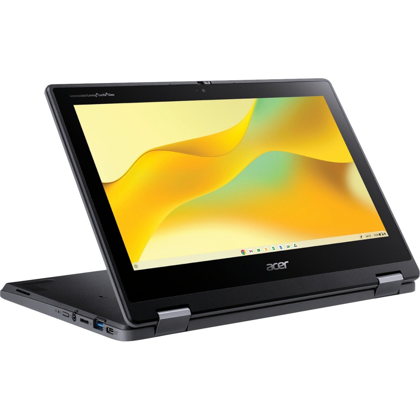 Acer NX.KEAAA.002 Chromebook Spin 511 R756T-C9PB 2 in 1 Chromebook, 11.6 Touchscreen, Intel N100 Quad-core, 8GB RAM, 64GB Flash Memory, Shale Black