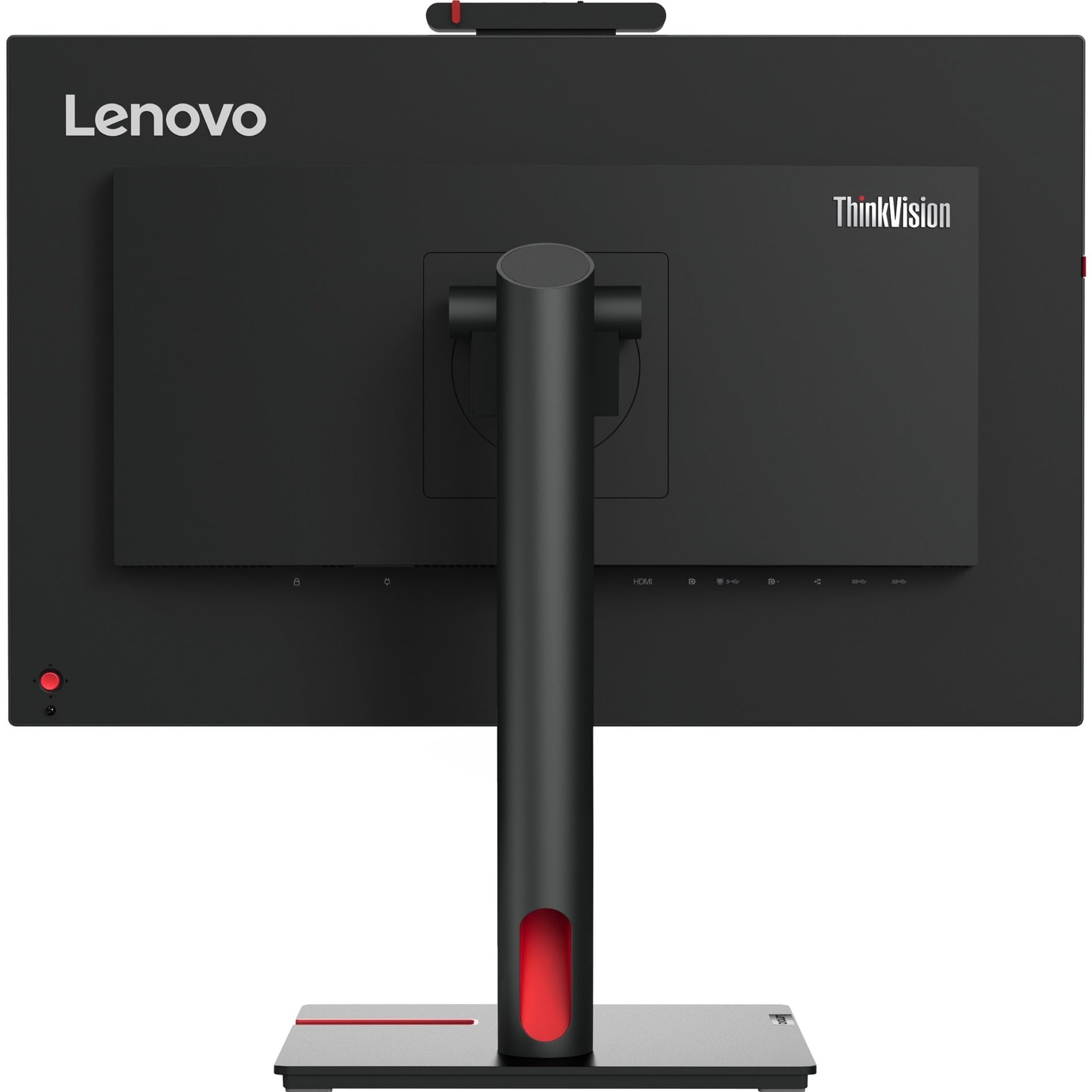 Lenovo 63D7UAR3US ThinkVision T24mv-30 23.8" Webcam Full HD LCD Monitor, Raven Black