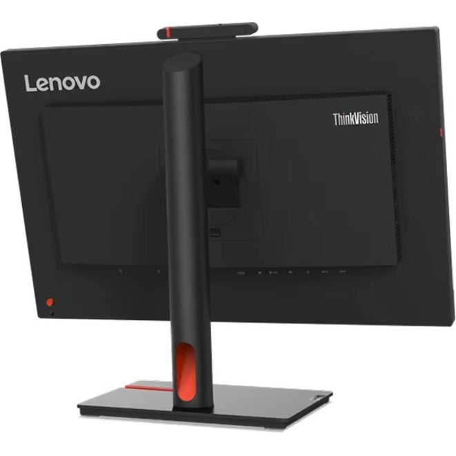 Lenovo 63D7UAR3US ThinkVision T24mv-30 23.8" Webcam Full HD LCD Monitor, Raven Black