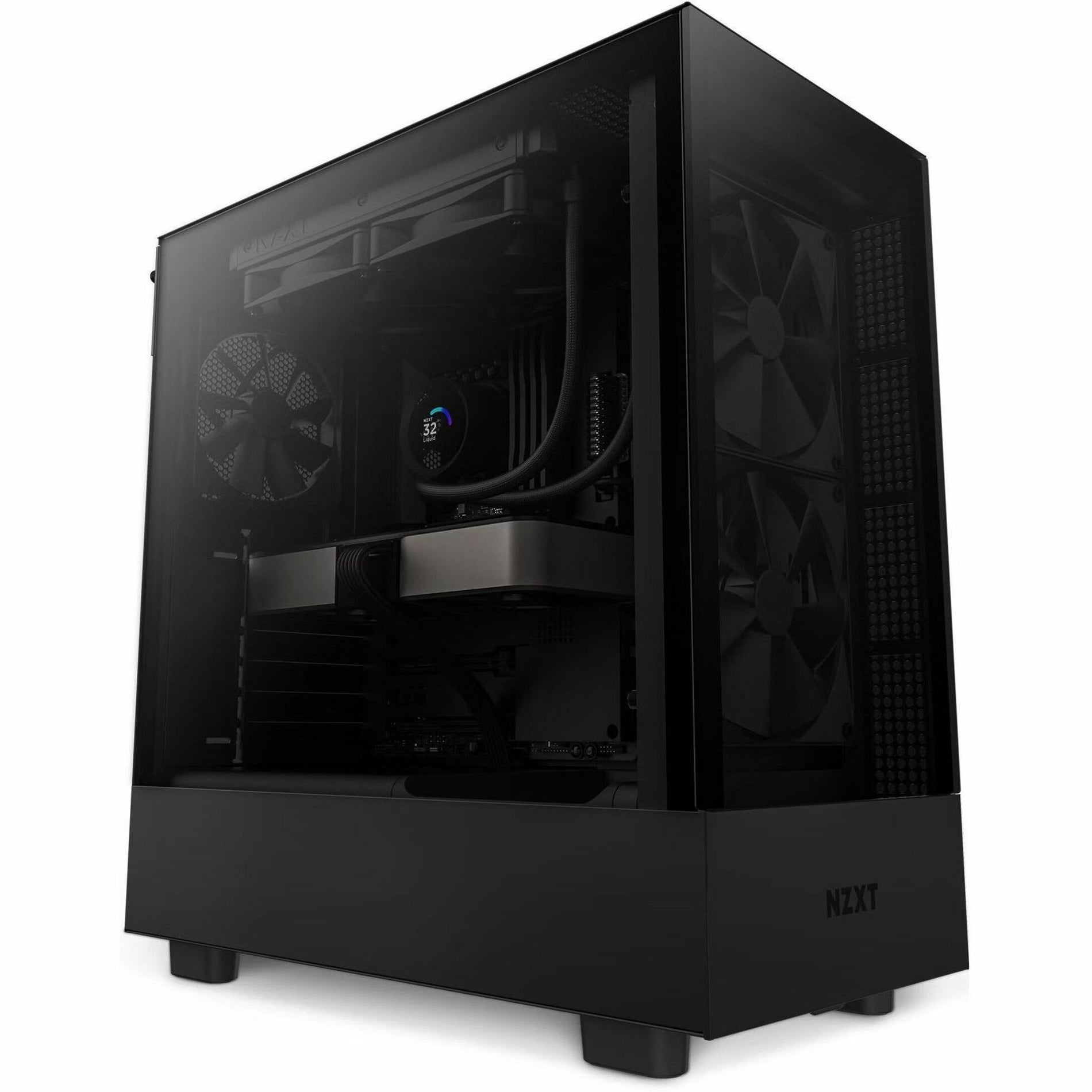 NZXT RL-KN240-B1 Kraken 240 240mm AIO Liquid Cooler with LCD Display, High Performance Cooling Solution