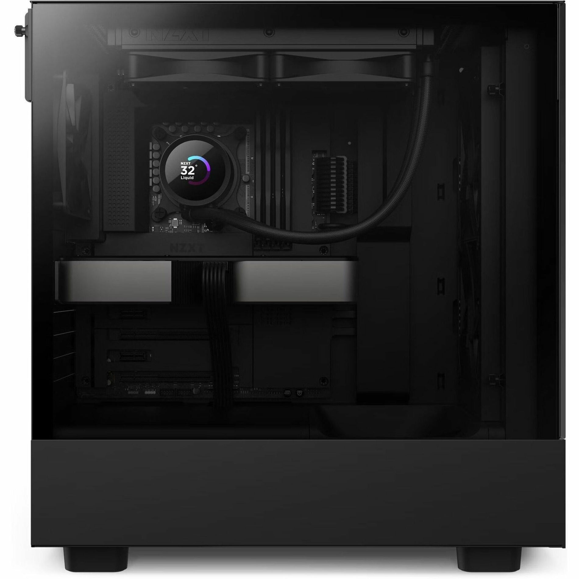 NZXT RL-KN240-B1 Kraken 240 240mm AIO Liquid Cooler with LCD Display, High Performance Cooling Solution