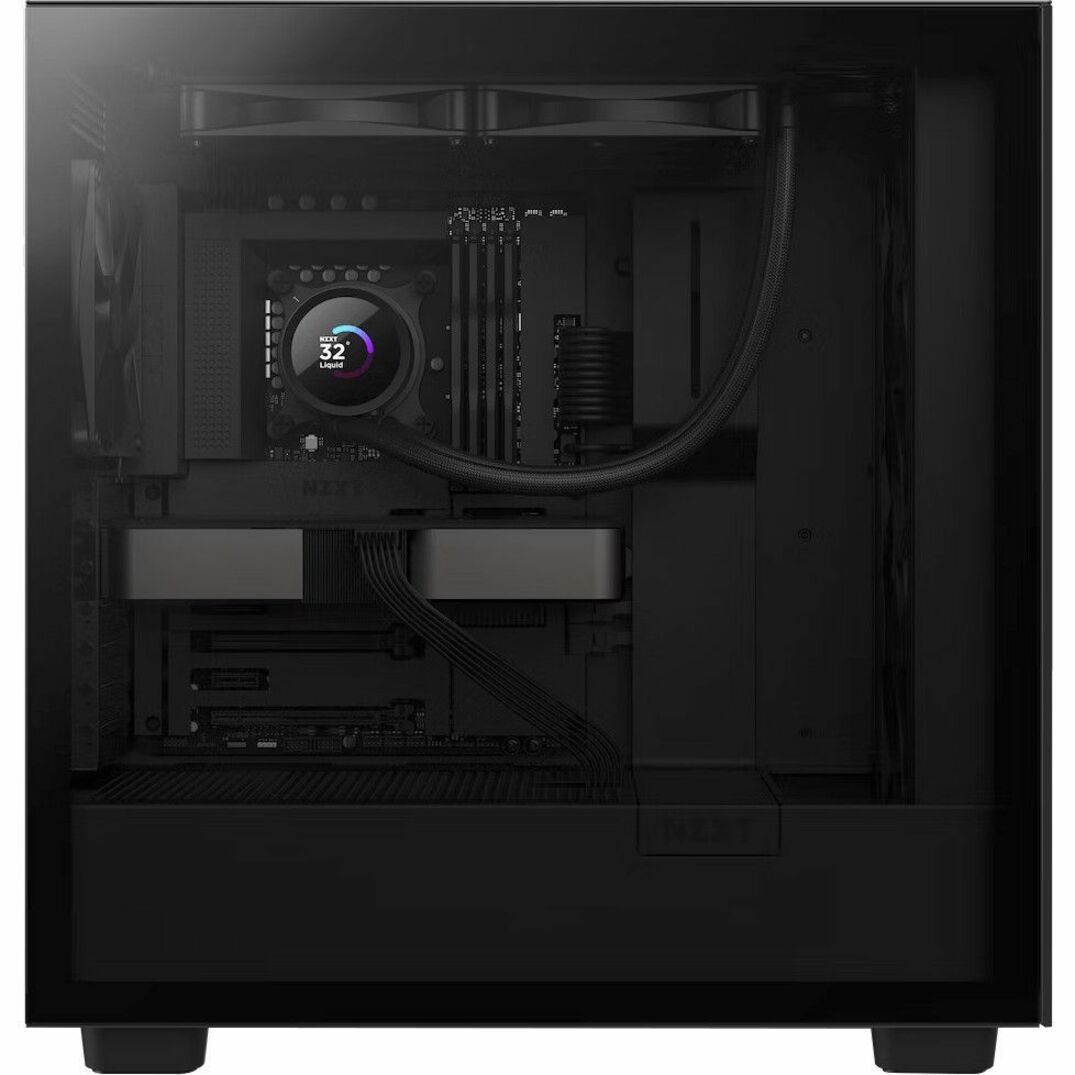 NZXT RL-KN280-B1 Kraken 280 280mm AIO Liquid Cooler with LCD Display, Black - Powerful Cooling for Your PC
