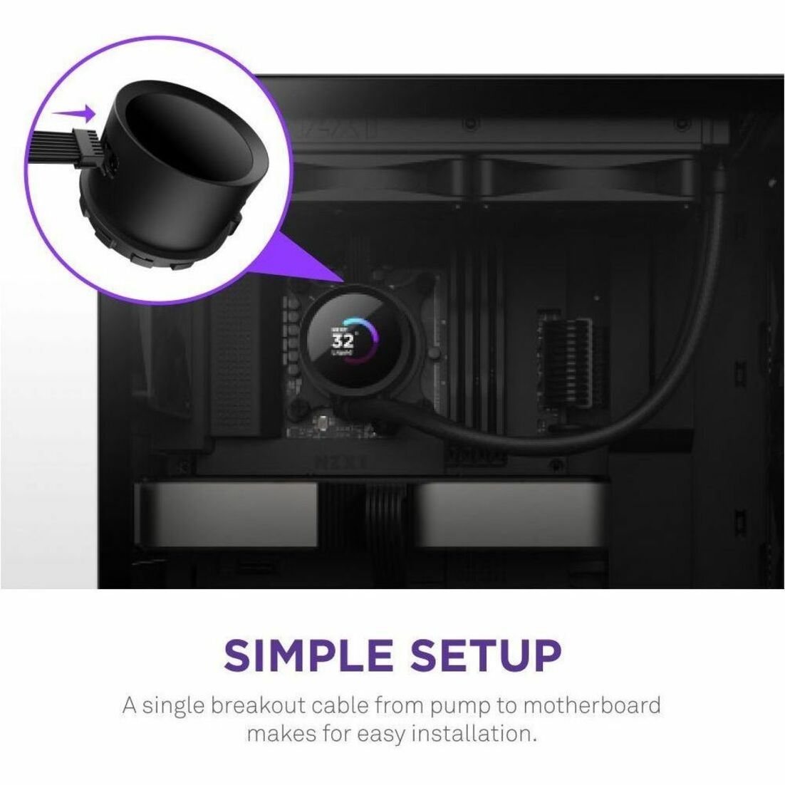 NZXT Kraken 360 360mm AIO Liquid CPU Cooler, LCD Display