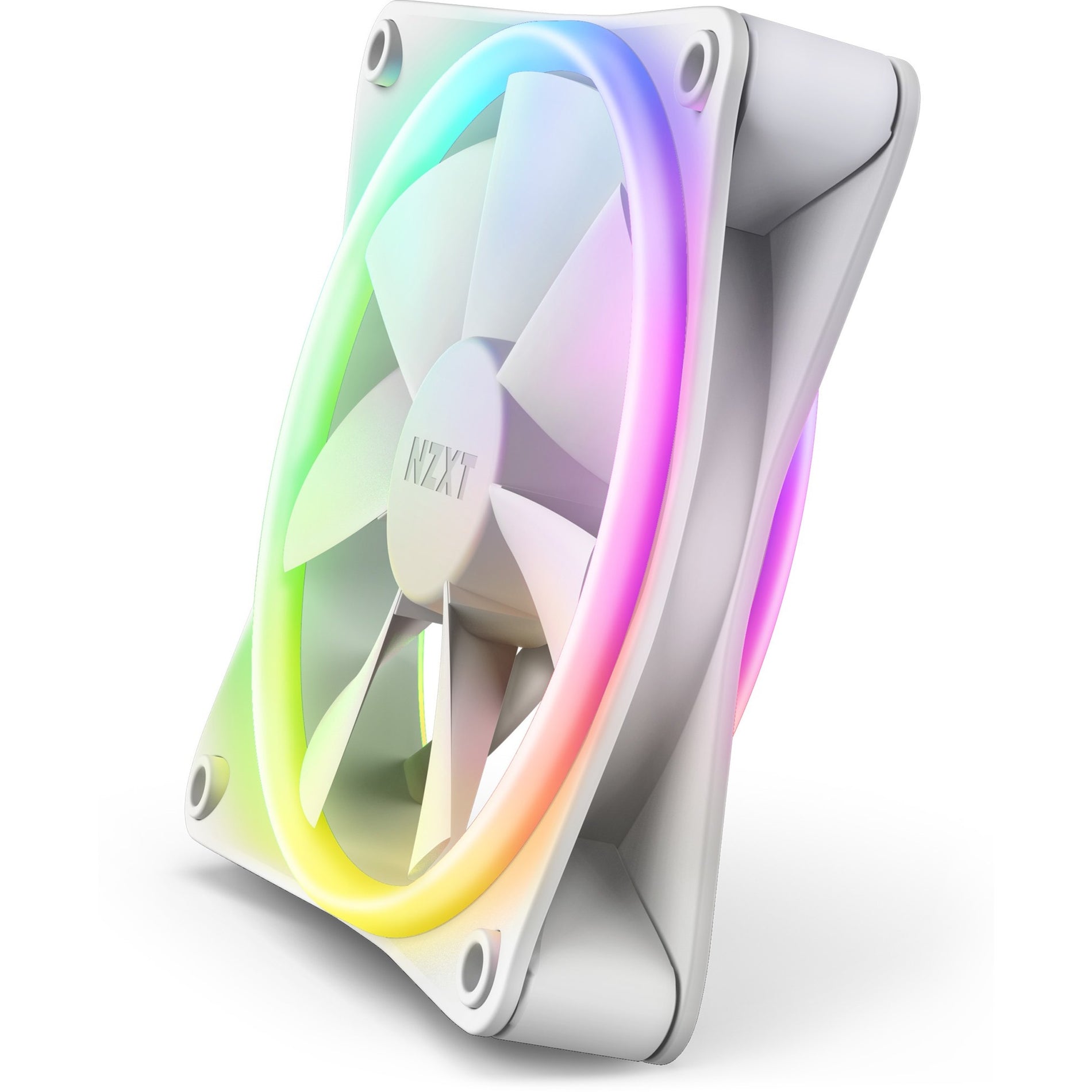 NZXT RF-D12TF-W1 F120 RGB DUO Cooling Fan - 3 Pack, Quiet and Colorful Cooling Solution