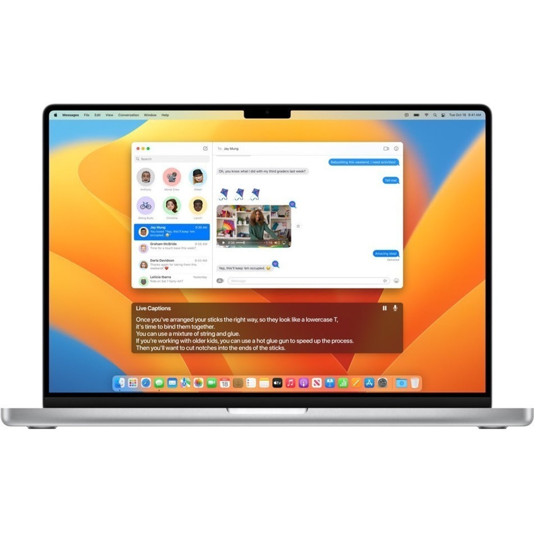 Apple MPHK3LL/A MacBook Pro 14.2" Notebook, M2 Pro, 32GB RAM, 1TB SSD, Silver