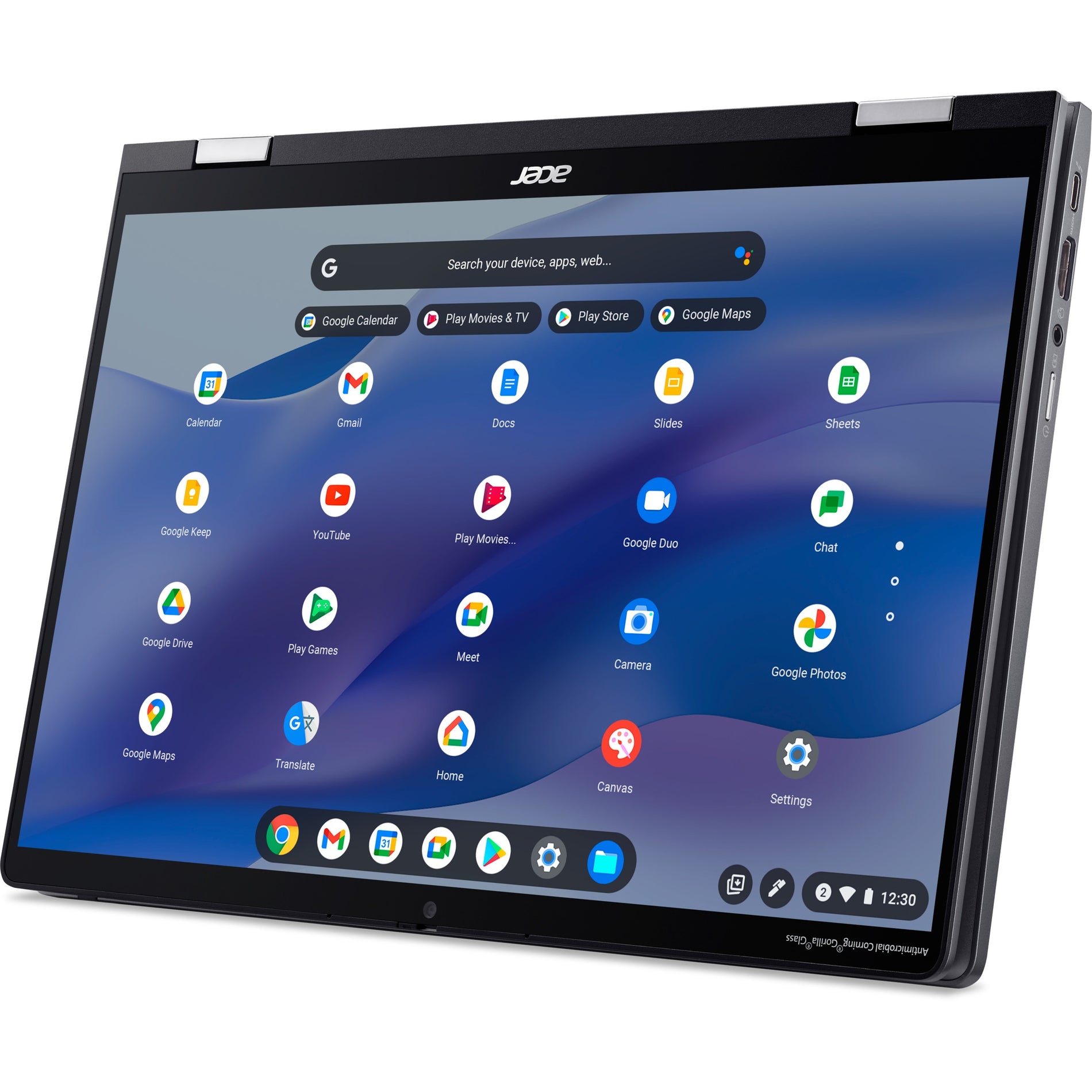 Acer NX.K3VAA.002 Chromebook Spin 714 CP714-1WN-763T 2 in 1 Chromebook, 12th Gen Core i7, 8GB RAM, 256GB SSD, 14" Touchscreen, ChromeOS