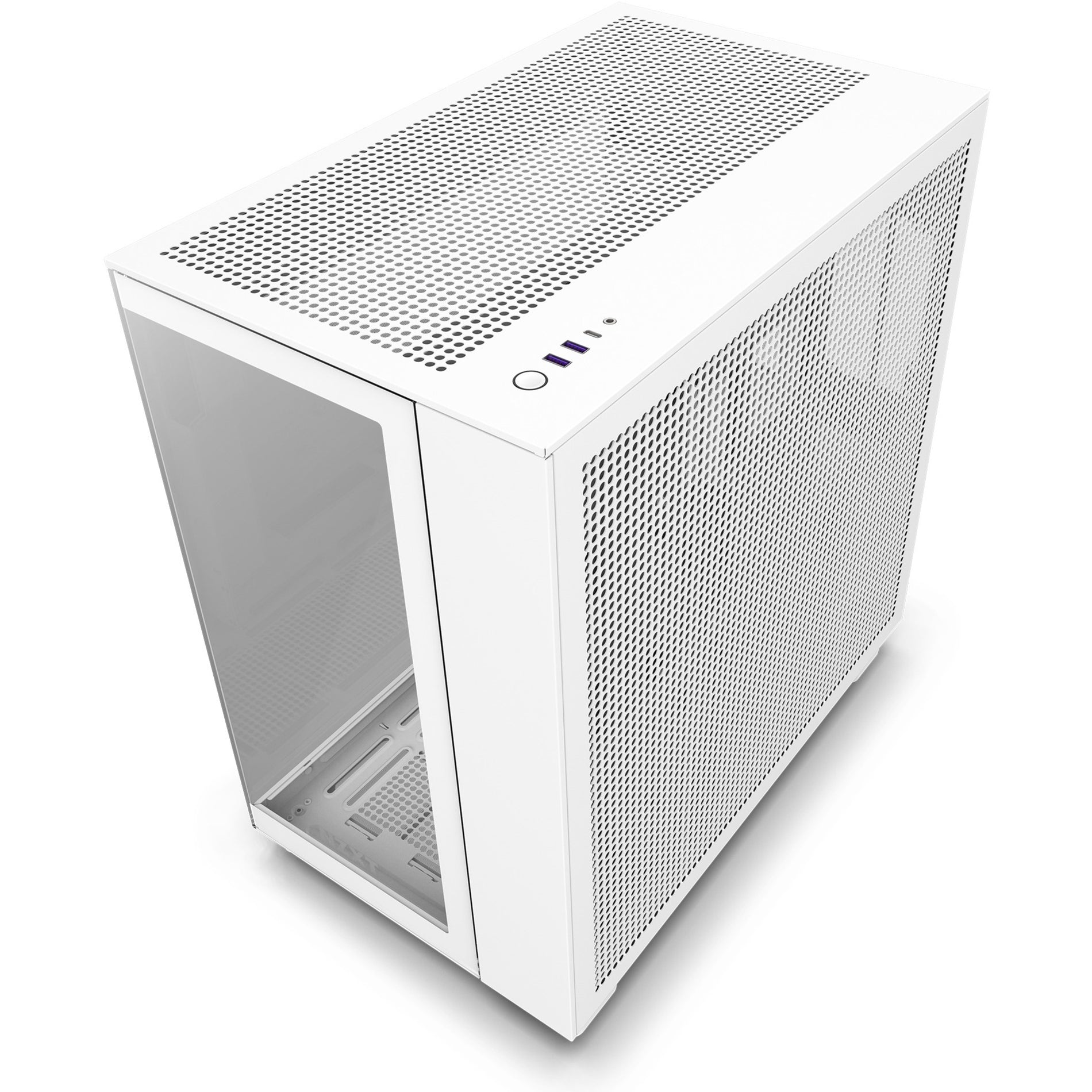 NZXT H9 Flow Tempered Glass ATX Mid-Tower Computer Case - Black