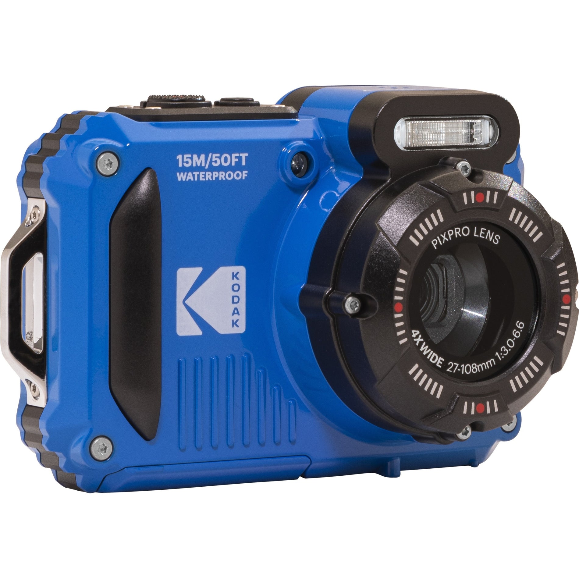 Kodak WPZ2-BL PIXPRO Compact Camera, 16 Megapixel, Electric Blue, Waterproof, Dustproof, Shockproof