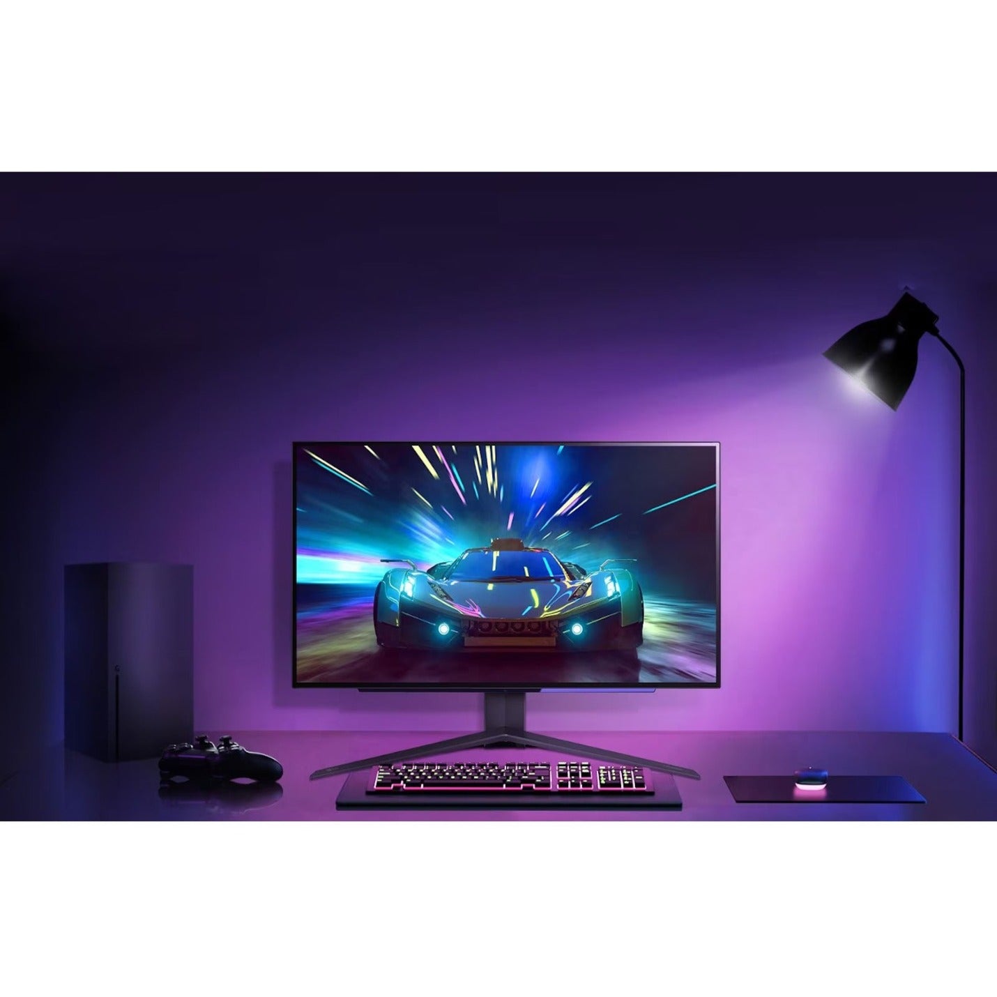 LG 27GR95QE-B.AUS UltraGear 27GR95QE-B Widescreen Gaming OLED Monitor, 240Hz, 2560 x 1440, FreeSync Premium/G-sync Compatible