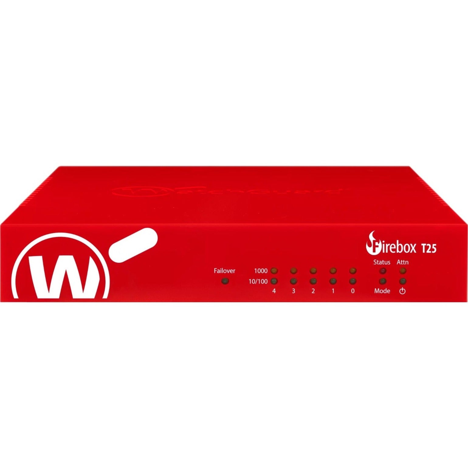 WatchGuard WGT25001 Firebox T25 Network Security/Firewall Appliance, Intrusion Prevention, Gigabit Ethernet, 5 Ports
