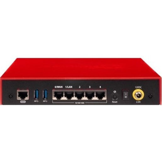 WatchGuard WGT26645 Firebox T25-W 5Y TOTAL SEC. Network Security/Firewall Appliance, Intrusion Prevention, Gigabit Ethernet, IEEE 802.11ax, USB, 5 Ports