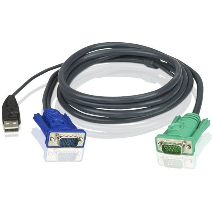ATEN 2L5205U USB KVM Cable, 16ft - Lifetime Warranty, Micro-Lite Technology