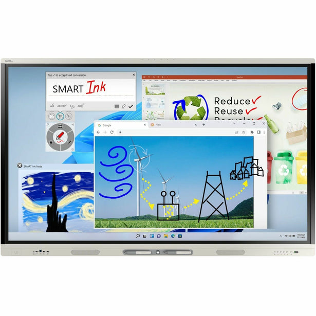 SMART Board SBID-MX255-V4 MX255-V4 Interactive Display with iQ, 55