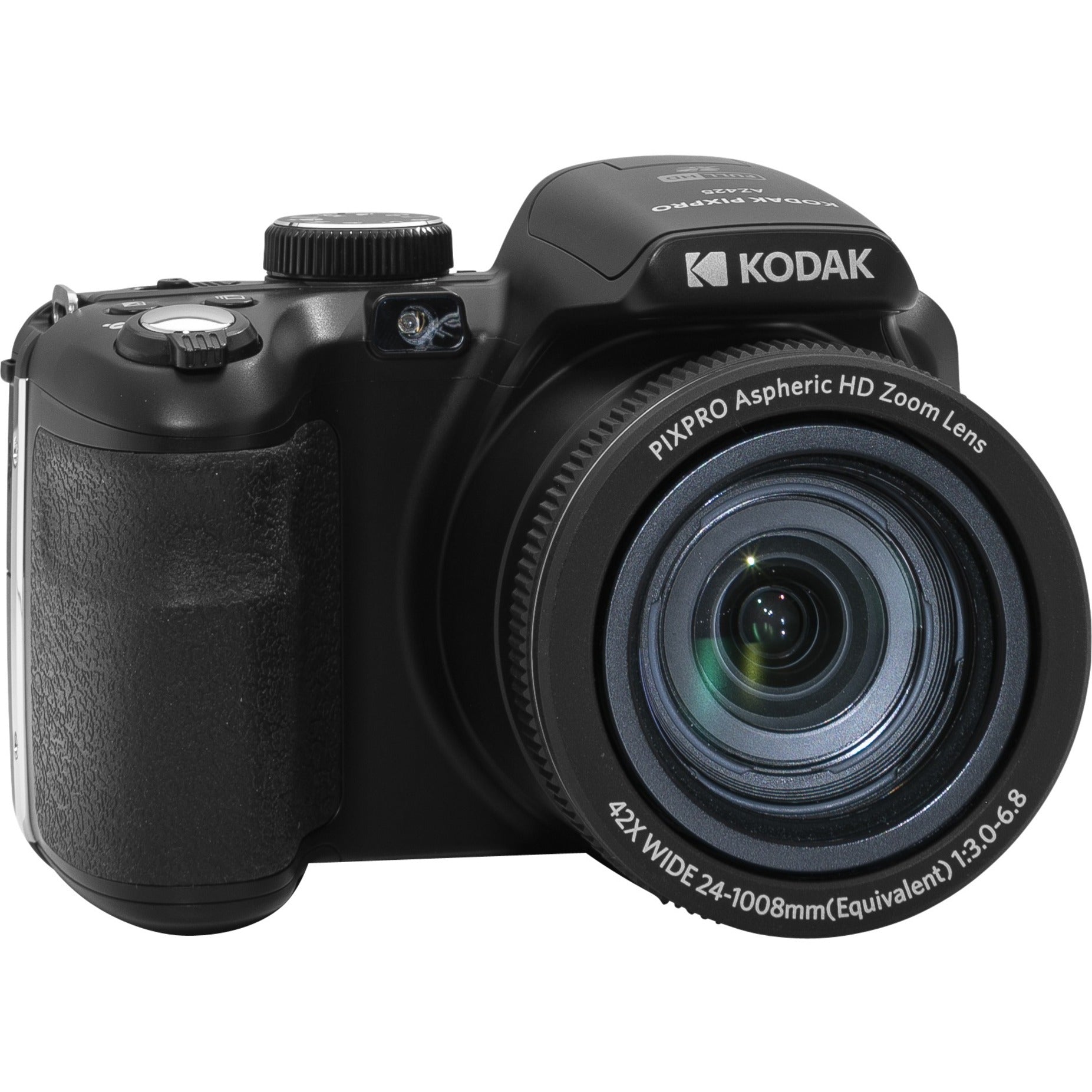 Kodak AZ425-BK PIXPRO Astro Zoom Bridge Camera, 20.7MP, 42x Optical Zoom, Full HD Video