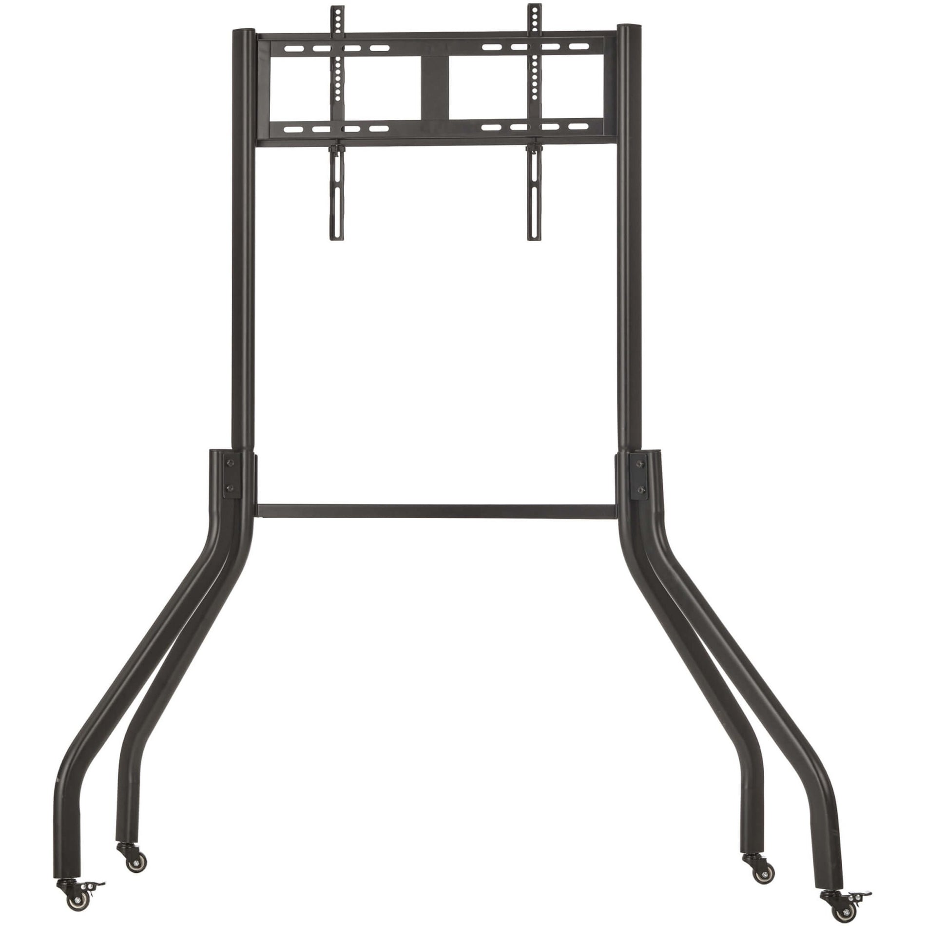 Rolling TV Cart for 42" to 65" Displays Wide Legs Locking Casters [Discontinued]