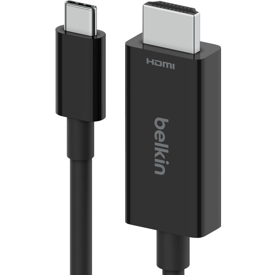 Belkin AVC012BT2MBK Connect USB-C to HDMI Cable, 6.56 ft, 48 Gbit/s, 7680 x 4320, Plug & Play