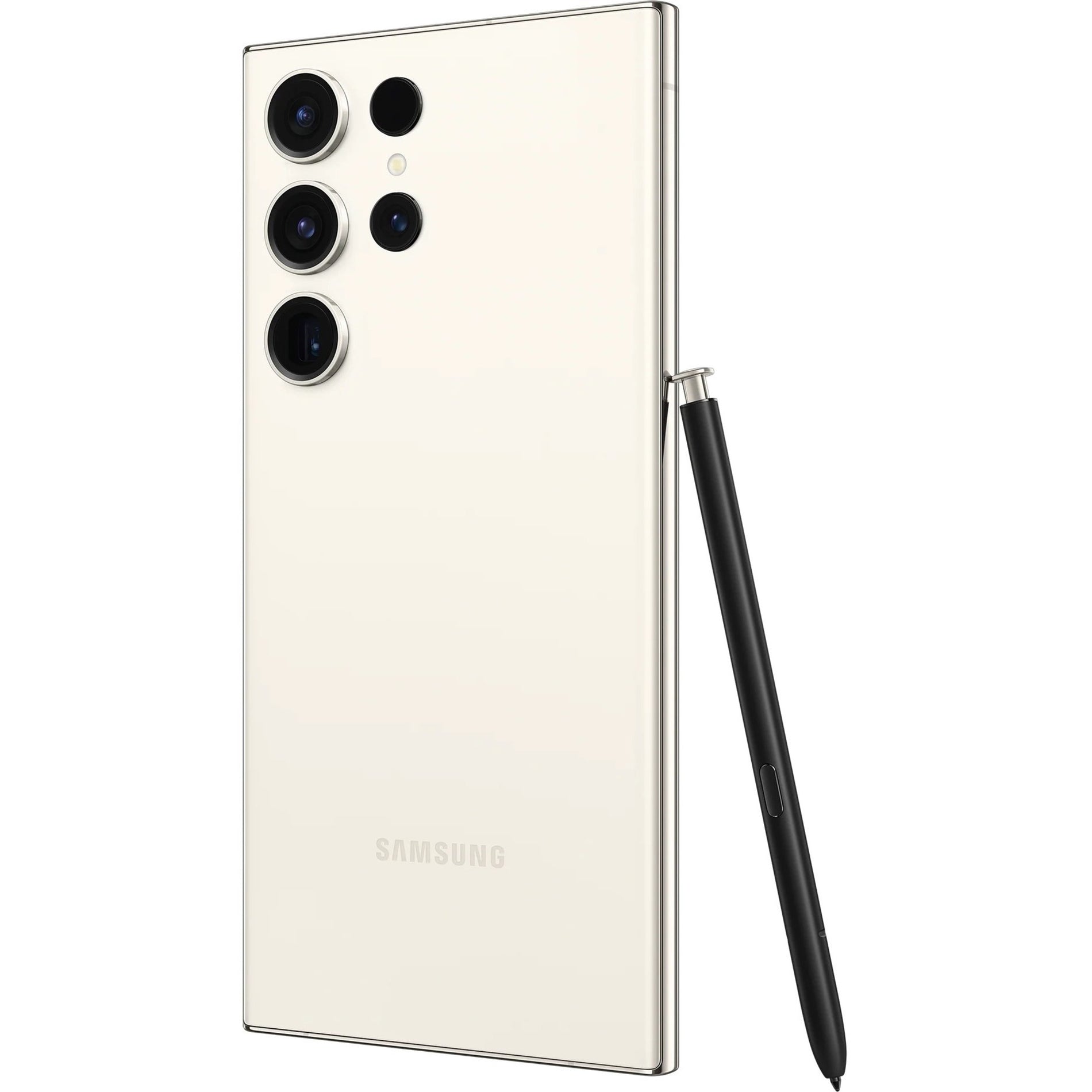 Samsung SM-S918UZEAXAA Galaxy S23 Ultra 256GB Unlocked Cream Smartphone, 6.8" QHD+ Dynamic AMOLED, 8GB RAM, 12MP Quad Rear Camera, 12MP Front Camera, Android 13