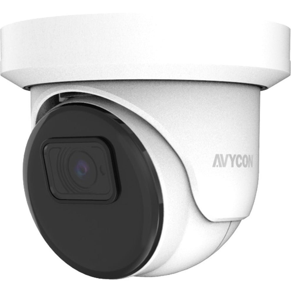 AVYCON AVC-NPE51F28 5MP IR Turret IP Camera with Built-in Microphone, White