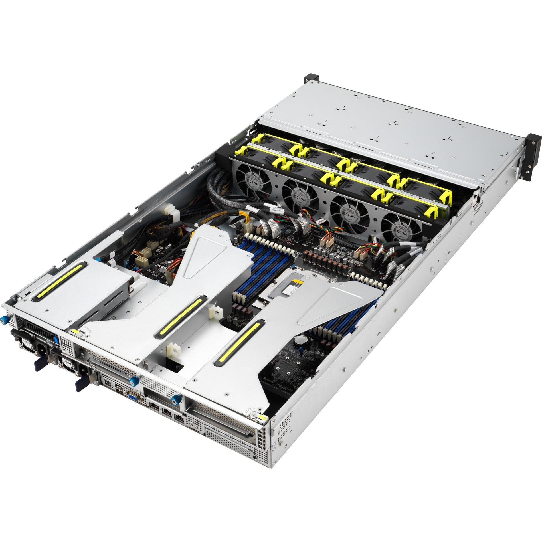 Asus RS520A-E12-RS24U-16W2RB Barebone System, 2U AMD EPYC9004 LGA6096 DDR5, 24 Memory Slots, 26 Internal 2.5" Bays