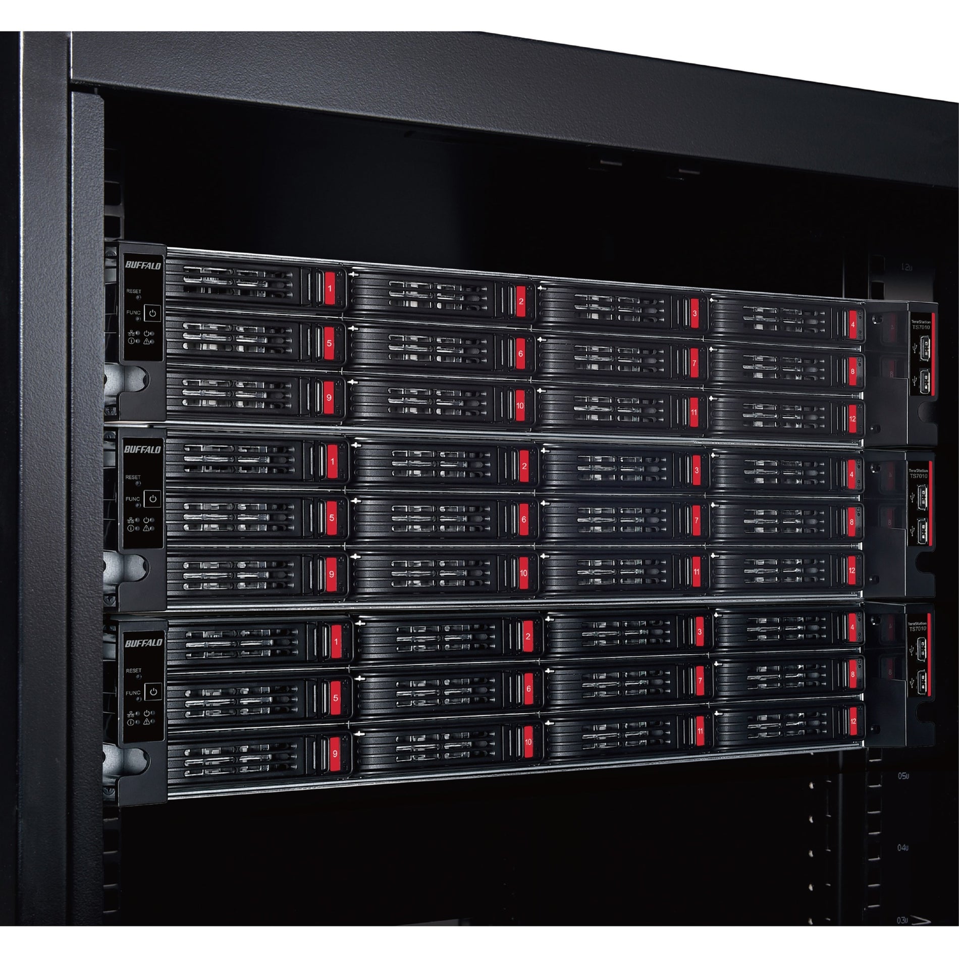 Buffalo TS71210RH9612 TeraStation 71210RH SAN/NAS Storage System, 96TB Capacity, 10Gb Ethernet