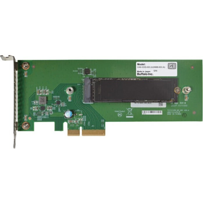 Buffalo OP-NVSSD-512G Solid State Drive, 512GB Storage Capacity, PCI Express4.0 Adapter Included