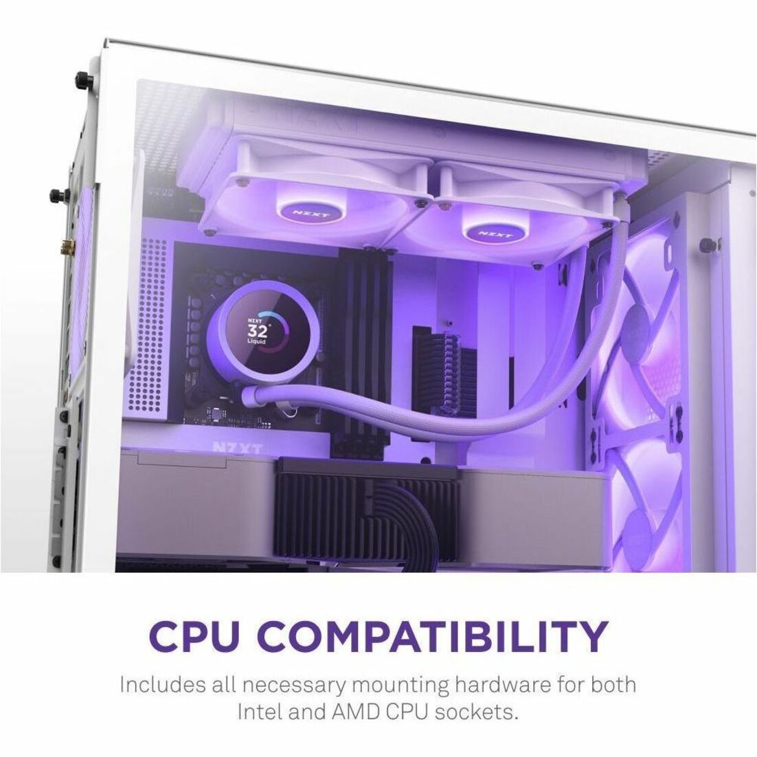 NZXT Kraken 240 RGB 240mm AIO Liquid Cooler with LCD Display and RGB F –  Network Hardwares