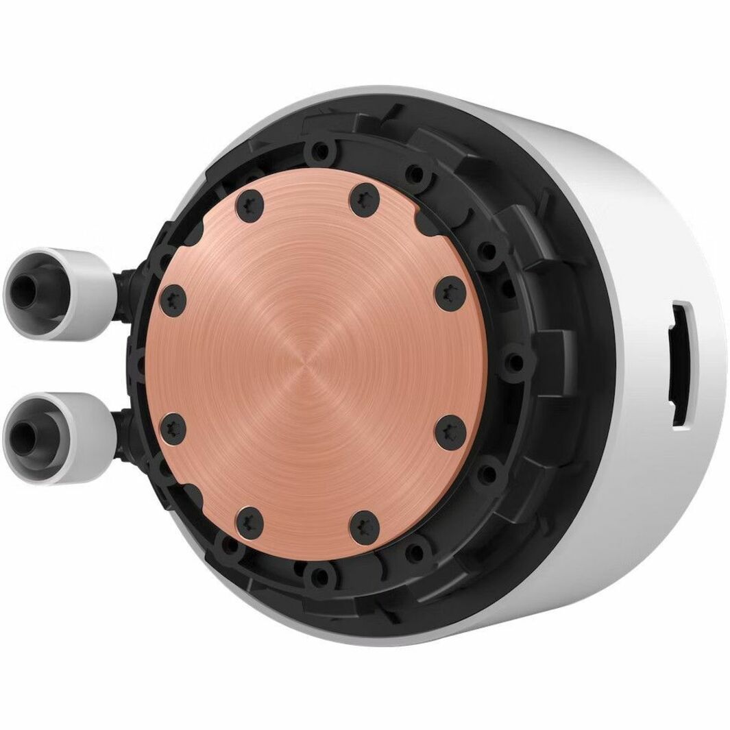 NZXT RL-KR36E-W1 Kraken Elite 360 Cooling Fan/Radiator/Water Block/Pump, RGB LED, 3 Fans, Fluid Dynamic Bearing, White
