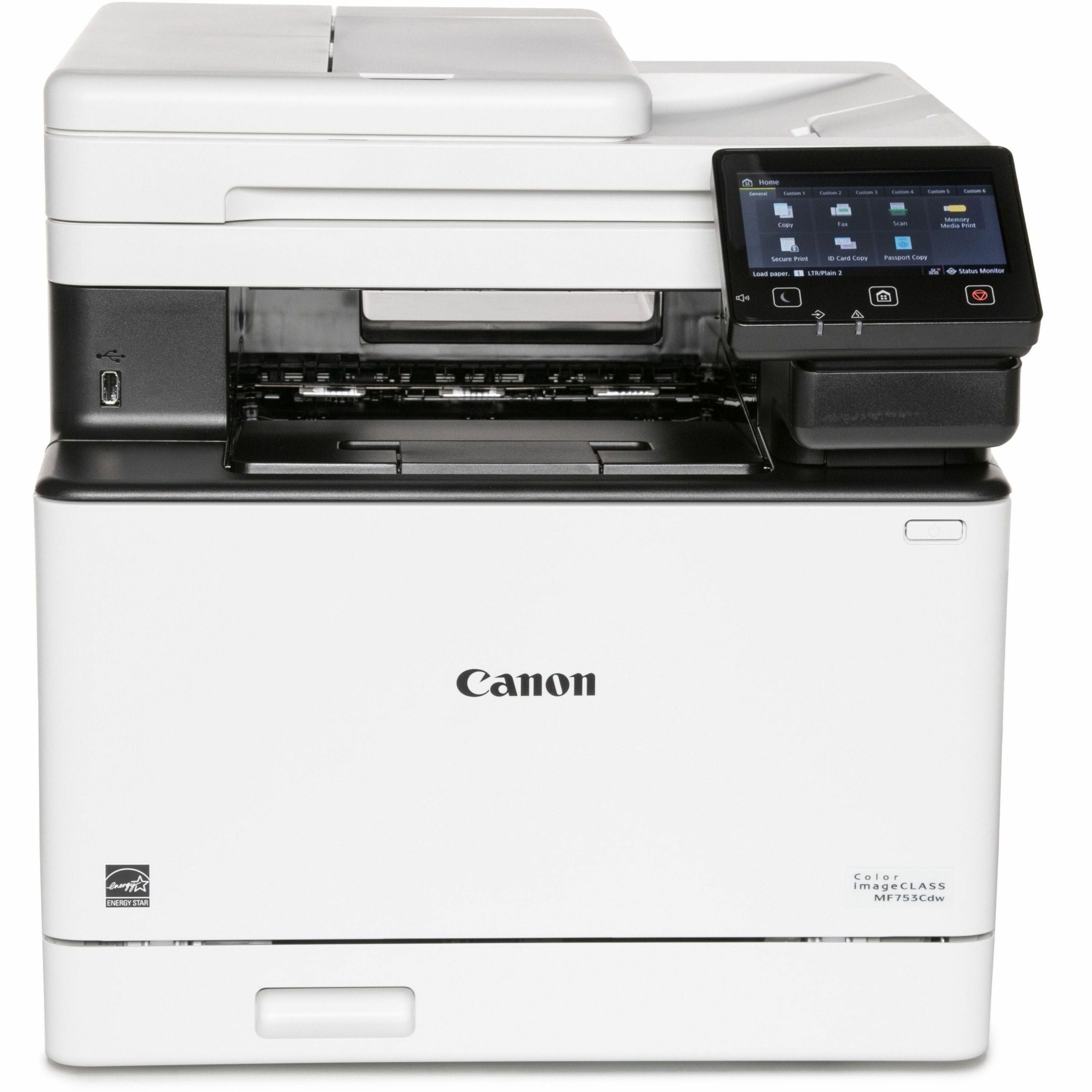 Canon 5455C010 imageCLASS MF753Cdw Wireless Laser Multifunction Printer, Color, White